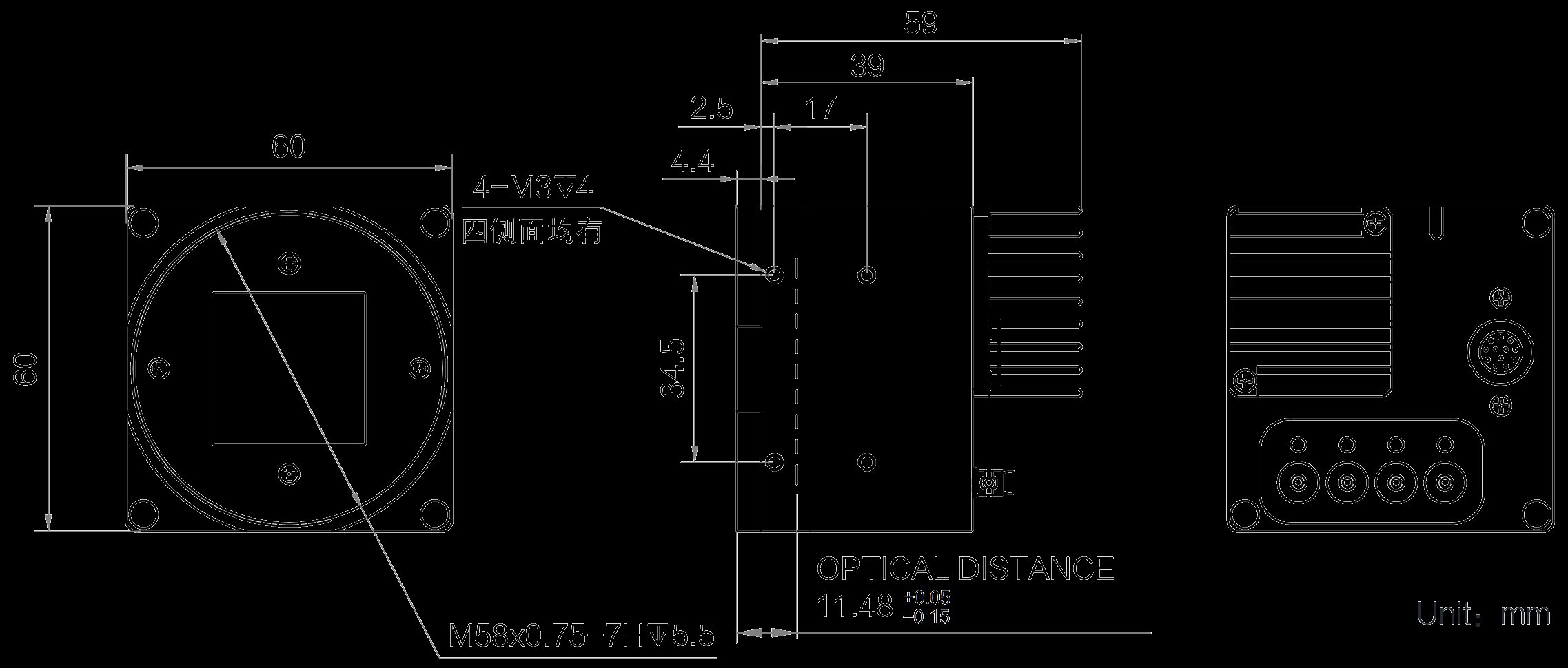 海康MV-CH120-40XM-M58S-NN 工业相机 图片3