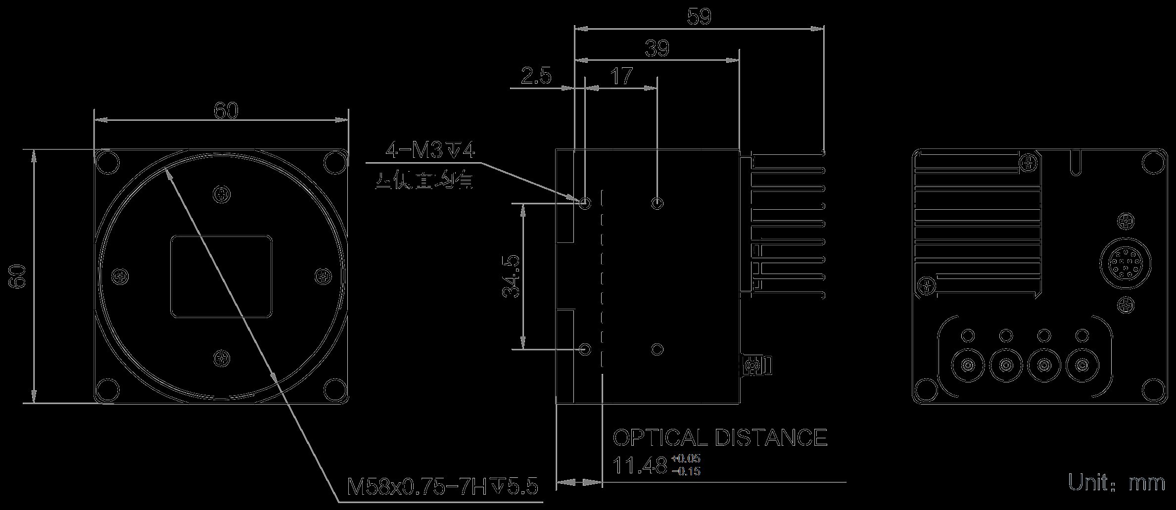 海康MV-CH250-90YM-M58S-NN V2 工业相机 图片3