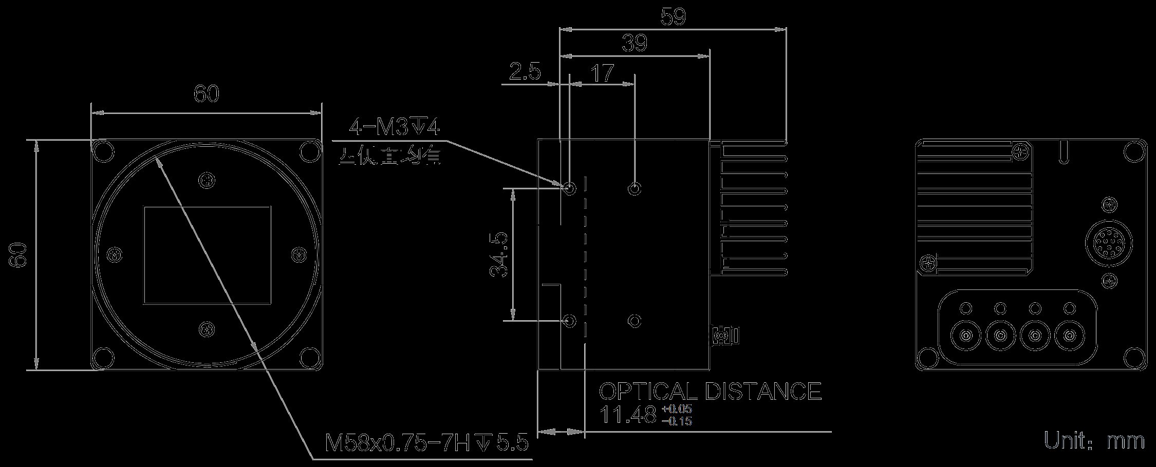 海康MV-CH650-90YM-M58S-NN V2 工业相机 图片3
