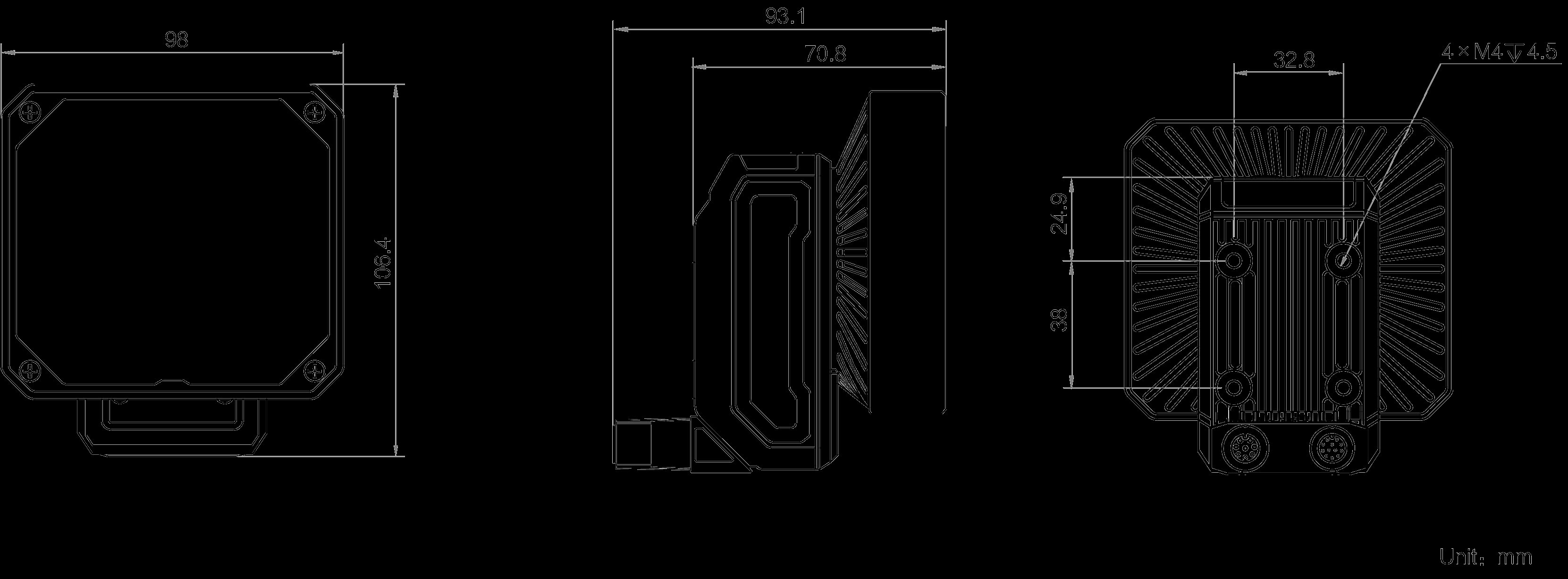 海康MV-ID5050XM-08M-XBN 固定式读码器 图片5